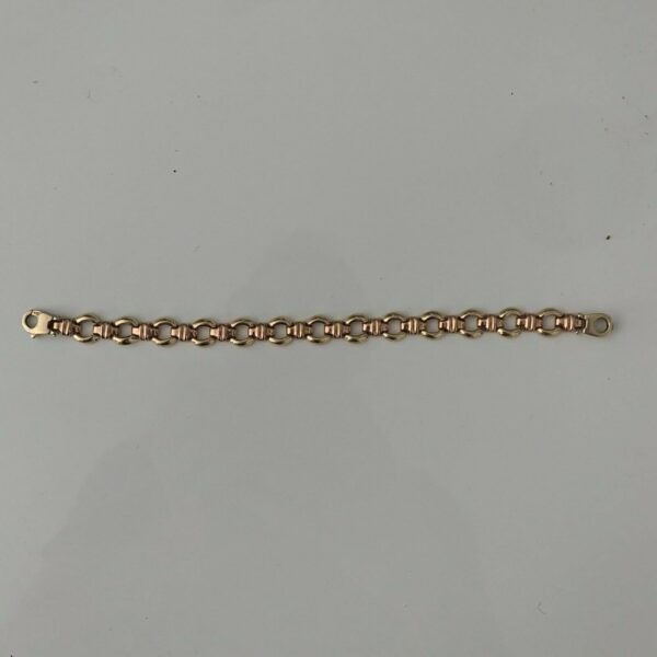 14 Karat Yellow Gold Chain Bracelet