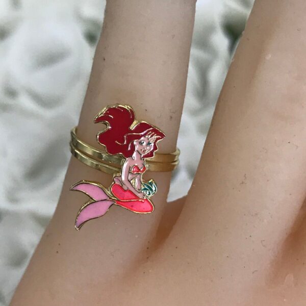 Disney 14k Solid Gold and Enamel Different Characters Ring -Good For Kids - Image 11
