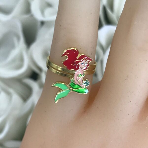 Disney 14k Solid Gold and Enamel Different Characters Ring -Good For Kids - Image 12