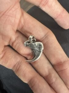 Mens DAVID YURMAN Sterling silver .925 BOBCAT CLAW Pendant