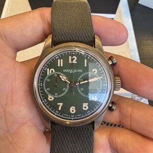 Montblanc 1858 Chronograph Limited Edition (42mm, Bronze case, Green Dial 119908