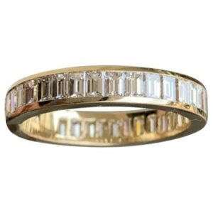 2.50 Carat Approximate Baguette Diamond Eternity Ring / Wedding Band, Ben Dannie