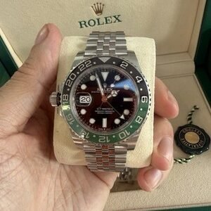 2024 Rolex GMT-Master II Sprite Black Green Steel Jubilee 126720VTNR Complete