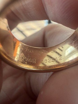PIAGET Possession Ladies Rose Gold Rose Gold Diamond Ring, Size 52 $8k Msrp - Image 3