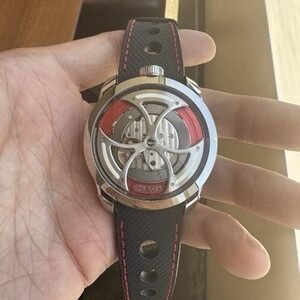 M.A.D. 1 RED by MB&F Steel Mens 42mm Automatic Watch MAD 1 EDITION