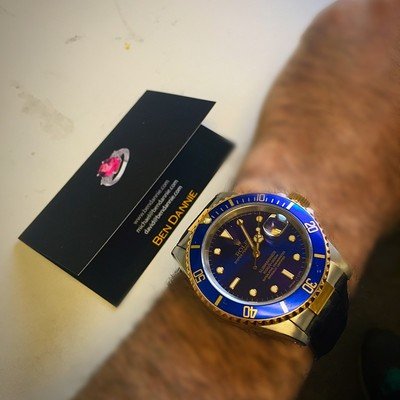 Custom BD Two Tone Watch Strap End Links To Fit Datejust II , Submariner , GMT - Image 4