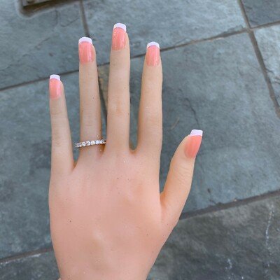 1.5 Carat TW Round Diamond Ring Eternity Band French Pave, Ben Dannie Design - Image 4