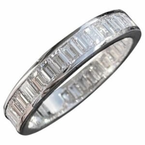 2.50 Carat Approximate Baguette Diamond Eternity Ring / Wedding Band, Ben Dannie