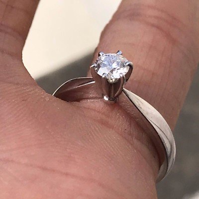 Robbins Brothers Echo 0.40 CT E SI2 With Paperwork and Box Retail $3k - Image 3