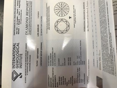 Robbins Brothers Echo 0.40 CT E SI2 With Paperwork and Box Retail $3k - Image 6