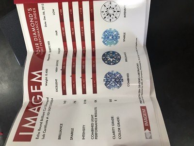 Robbins Brothers Echo 0.40 CT E SI2 With Paperwork and Box Retail $3k - Image 7