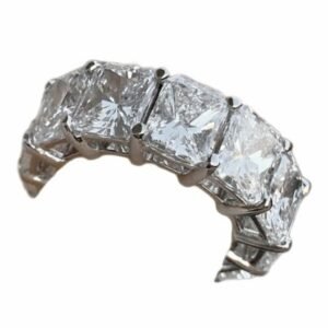 16 Carat Approximate, Radiant Diamond Eternity Ring/Wedding Band, Ben Dannie