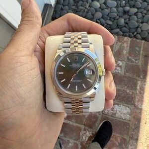 2025 Rolex Datejust 41, Green Jubilee, Unworn Full Set, 126300 Mint Green