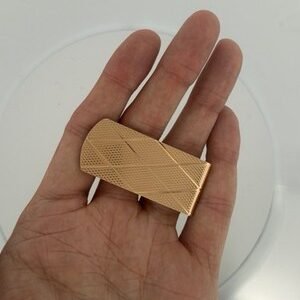 Men's 14k Yellow Gold Solid Money Clip Money Holder 1.75 14-15 Grams Buy0021