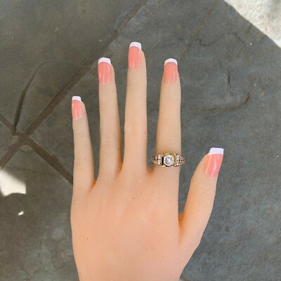 1.80 Carat TW Round Diamond Engagement , 10K, Vintage Ben Dannie Original Design - Image 3