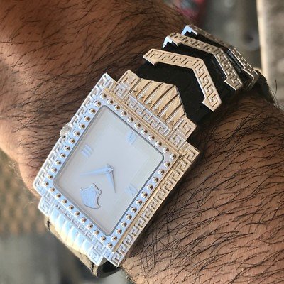 Gianni Versace SIGNATURE White Gold Plated 2622 Quartz - Image 5