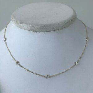 0.50 Carat Apprx. Diamonds By The Yard Necklace , Can Custom Make Any Variation