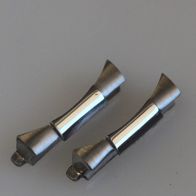 Custom 20mm Steel Strap End Links fits Rolex GMT II Made in USA 16710 1675 16700 - Image 6