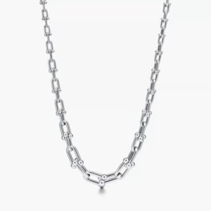 2025 Tiffany HardWearGraduated Link Necklace in Sterling Silver