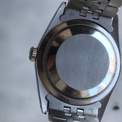 Rolex 16220 Datejust Mens Silver Dial Jubilee Bracelet Mint! - Image 5