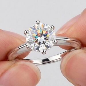 Tiffany & Co. 1.02ct F VVS2 Diamond Ring 2019 W/ Box & Papers Size 5.25