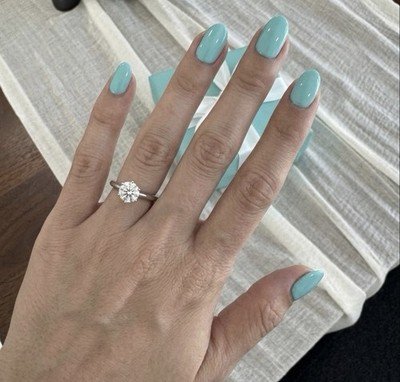 Tiffany & Co. 1.02ct F VVS2 Diamond Ring 2019 W/ Box & Papers Size 5.25 - Image 2
