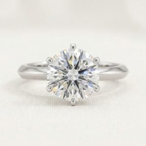 $40k MSRP Tiffany & Co 1.78 I/VS2 Round Diamond Plat Engagement Ring Size 5.25