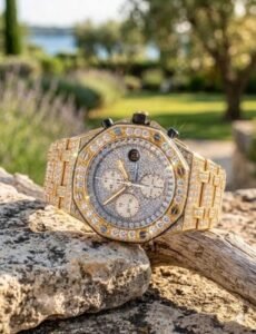 AUDEMARS PIGUET OFFSHORE 42MM BRICK VS CUSTOM DIAMOND WATCH AMAZING PIECE!