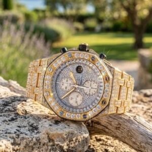 AUDEMARS PIGUET OFFSHORE 42MM BRICK VS CUSTOM DIAMOND WATCH AMAZING PIECE!