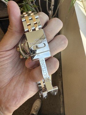 Breitling Chronomat 41 CB014012 Two-Tone Black Dial Box & Papers Automatic - Image 2