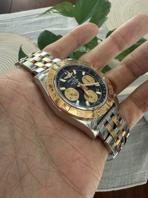 Breitling Chronomat 41 CB014012 Two-Tone Black Dial Box & Papers Automatic - Image 7