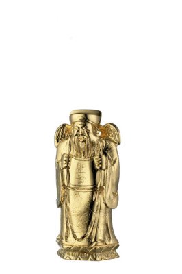 Chess set: 32 piece, Oriental inspired design,Solid Silver and Silver Gold Plate - Image 2