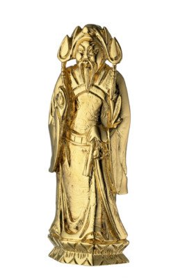 Chess set: 32 piece, Oriental inspired design,Solid Silver and Silver Gold Plate - Image 3