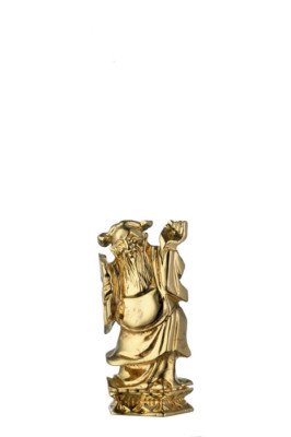 Chess set: 32 piece, Oriental inspired design,Solid Silver and Silver Gold Plate - Image 5