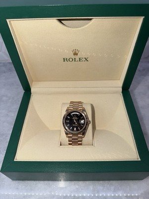 Rolex 2024 228235 Day-Date 40mm Eisenkiesel Dial Rose Gold Box Papers - Image 6