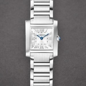 Cartier Tank Française - Small 21.2mm Steel Watch WSTA0065 Box Papers