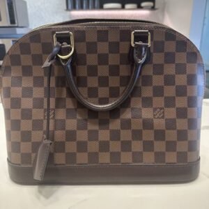 Louis Vuitton Alma PM Damier Ebene -- 2021 Microchipped With Receipt Cheap!