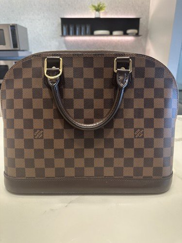 Louis Vuitton Alma PM Damier Ebene -- 2021 Microchipped With Receipt Cheap! - Image 4