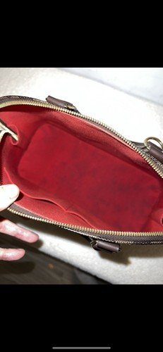 Louis Vuitton Alma PM Damier Ebene -- 2021 Microchipped With Receipt Cheap! - Image 9