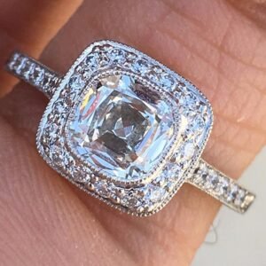 Tiffany & Co. Legacy Cushion Diamond Engagement Ring 1.43 CTW - H VVS2 -Platinum