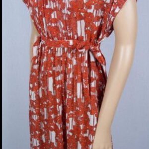 DIANE VON FURSTENBERG Yana DVF Ocean Liner Dress Silk Sheer