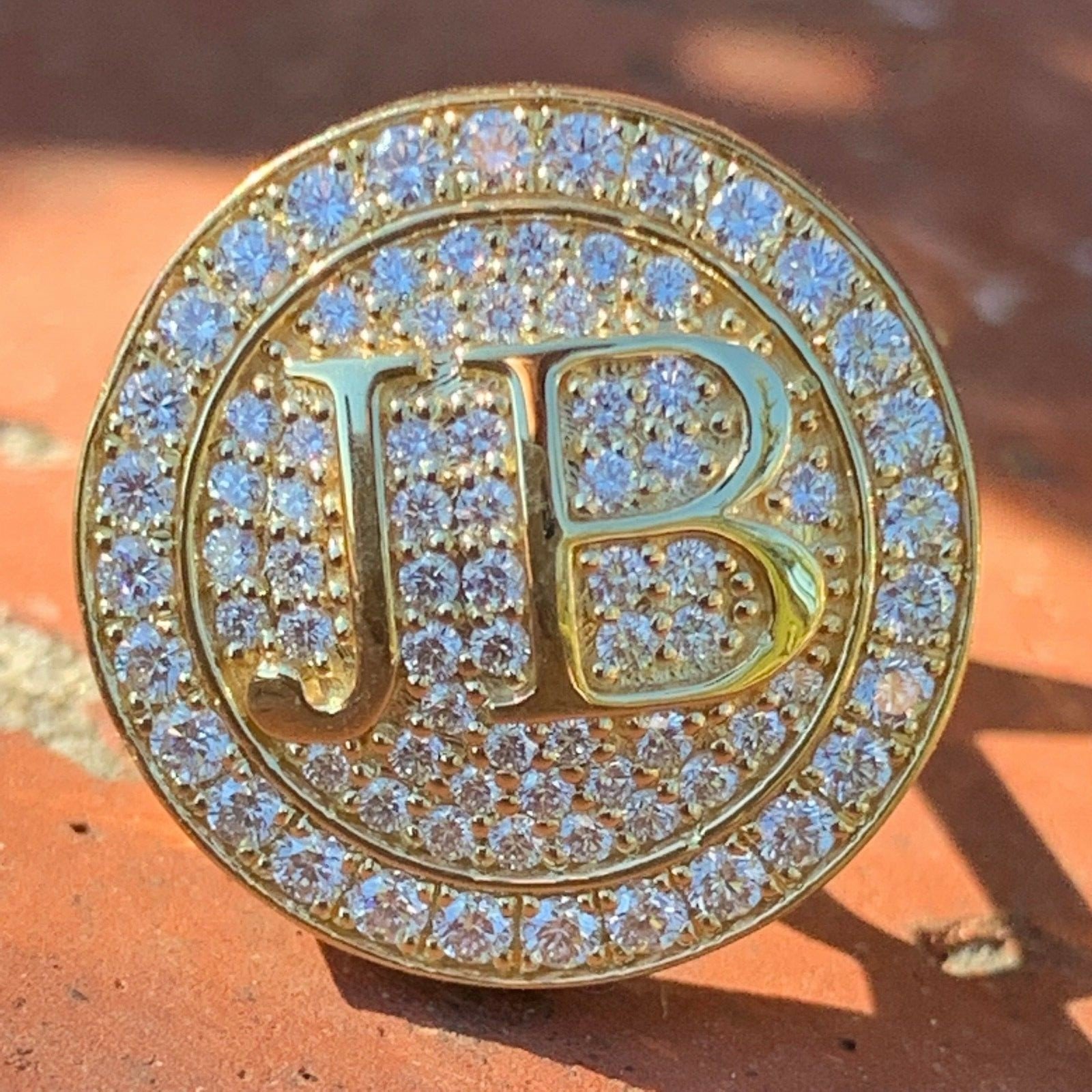 2 Carat Approximate Diamond Cufflinks 14 Karat White Gold, Ben Dannie - Image 3