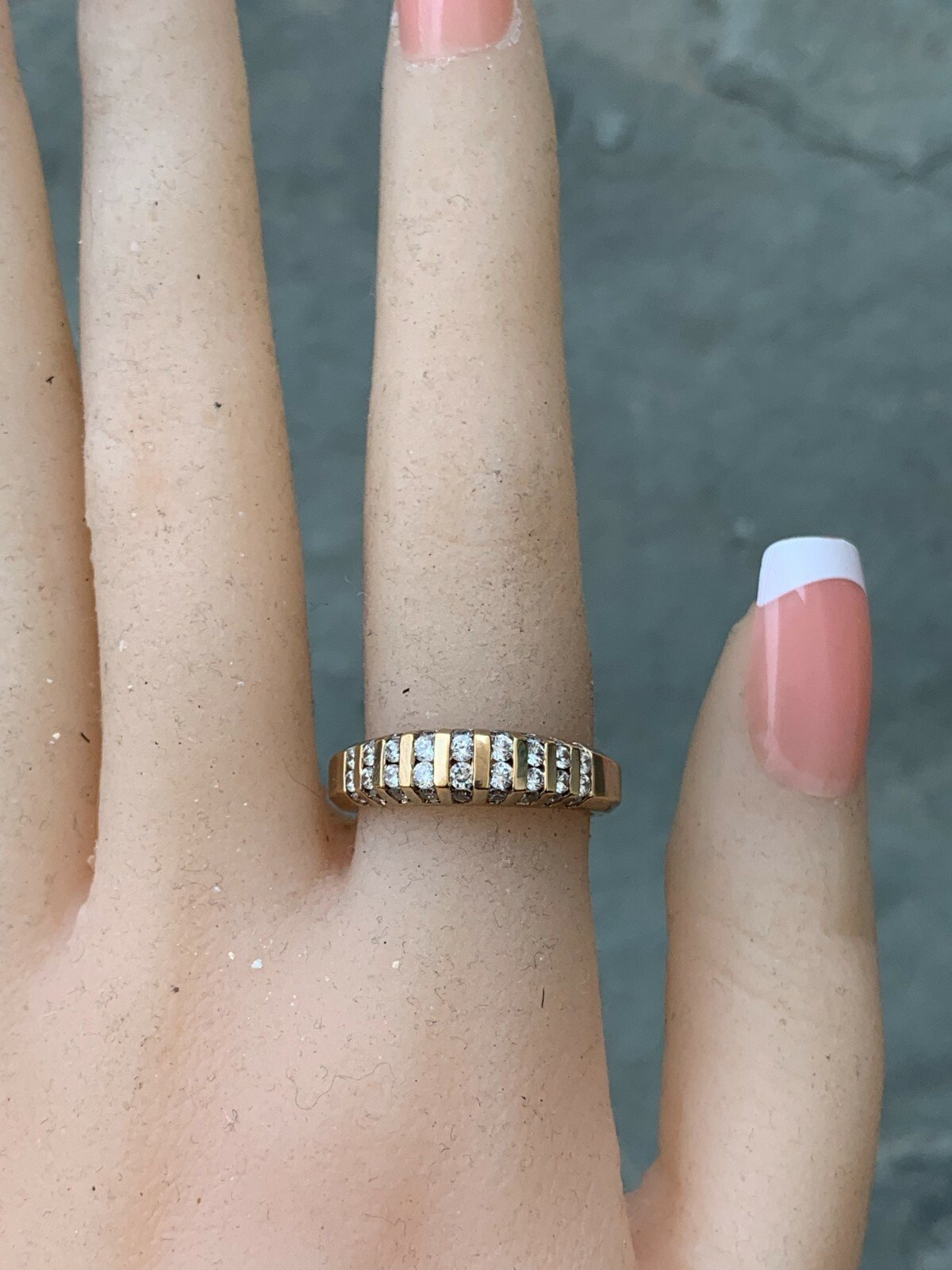 0.52 Carat TW Twist Diamond Band , 10K, Vintage Ben Dannie Original Design - Image 3