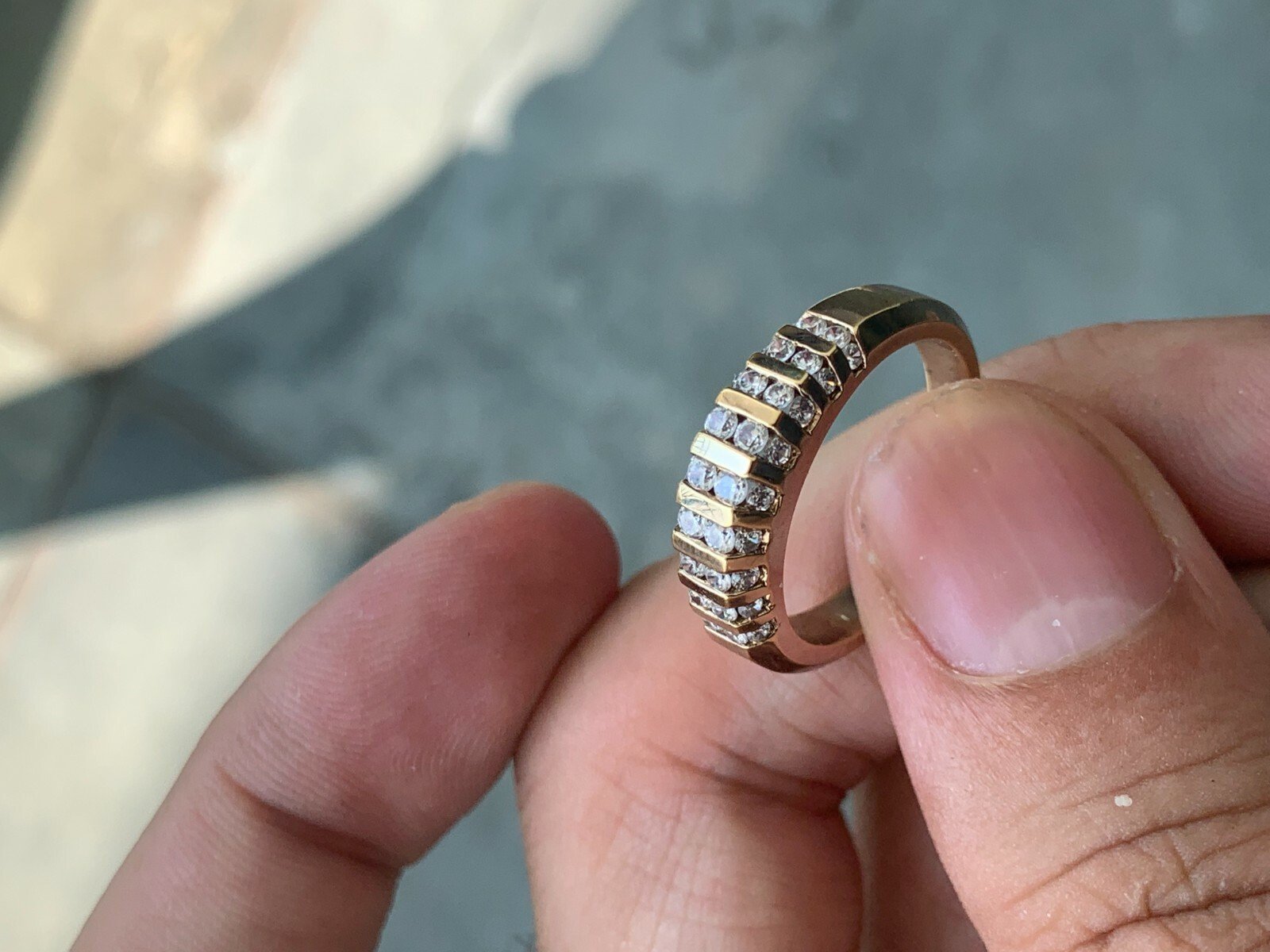 0.52 Carat TW Twist Diamond Band , 10K, Vintage Ben Dannie Original Design - Image 5