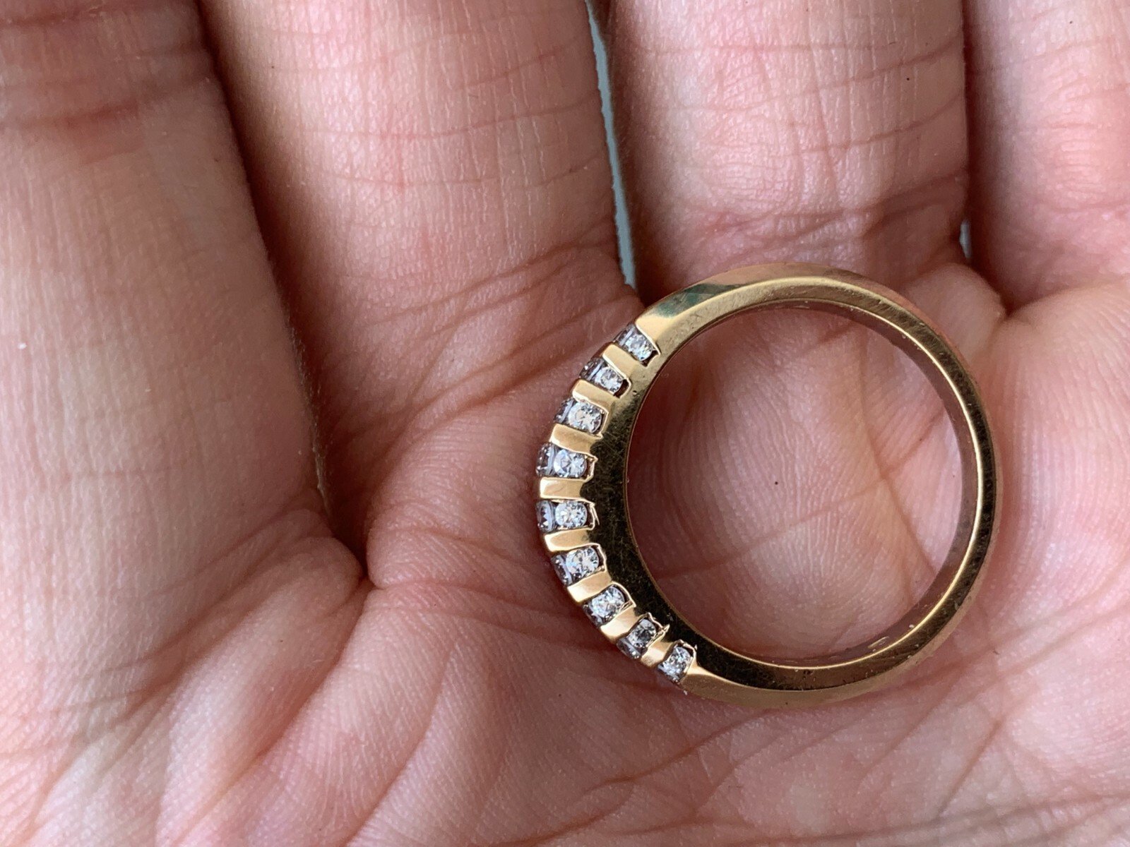 0.52 Carat TW Twist Diamond Band , 10K, Vintage Ben Dannie Original Design - Image 6