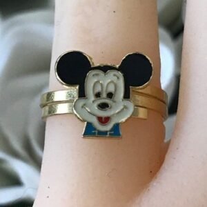Disney 14k Solid Gold and Enamel Different Characters Ring -Good For Kids