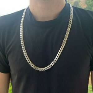 14KT Solid White Gold Miami Cuban Curb Link 29" 10 mm 239 grams chain/Necklace