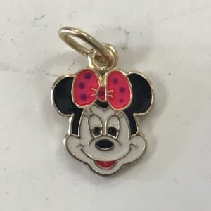 Disney 14k Solid Gold and Enamel Different Characters Pendant -Good For Kids