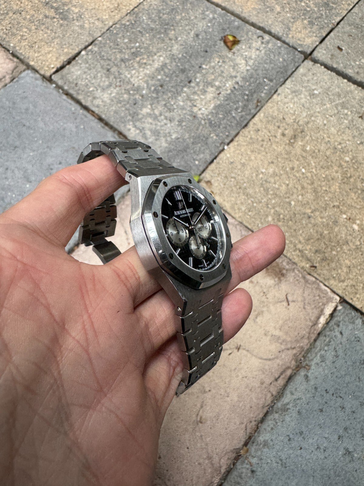 Audemars Piguet Royal Oak Chronograph BLACK 41mm Steel 26331ST BOX Card 2019 - Image 2