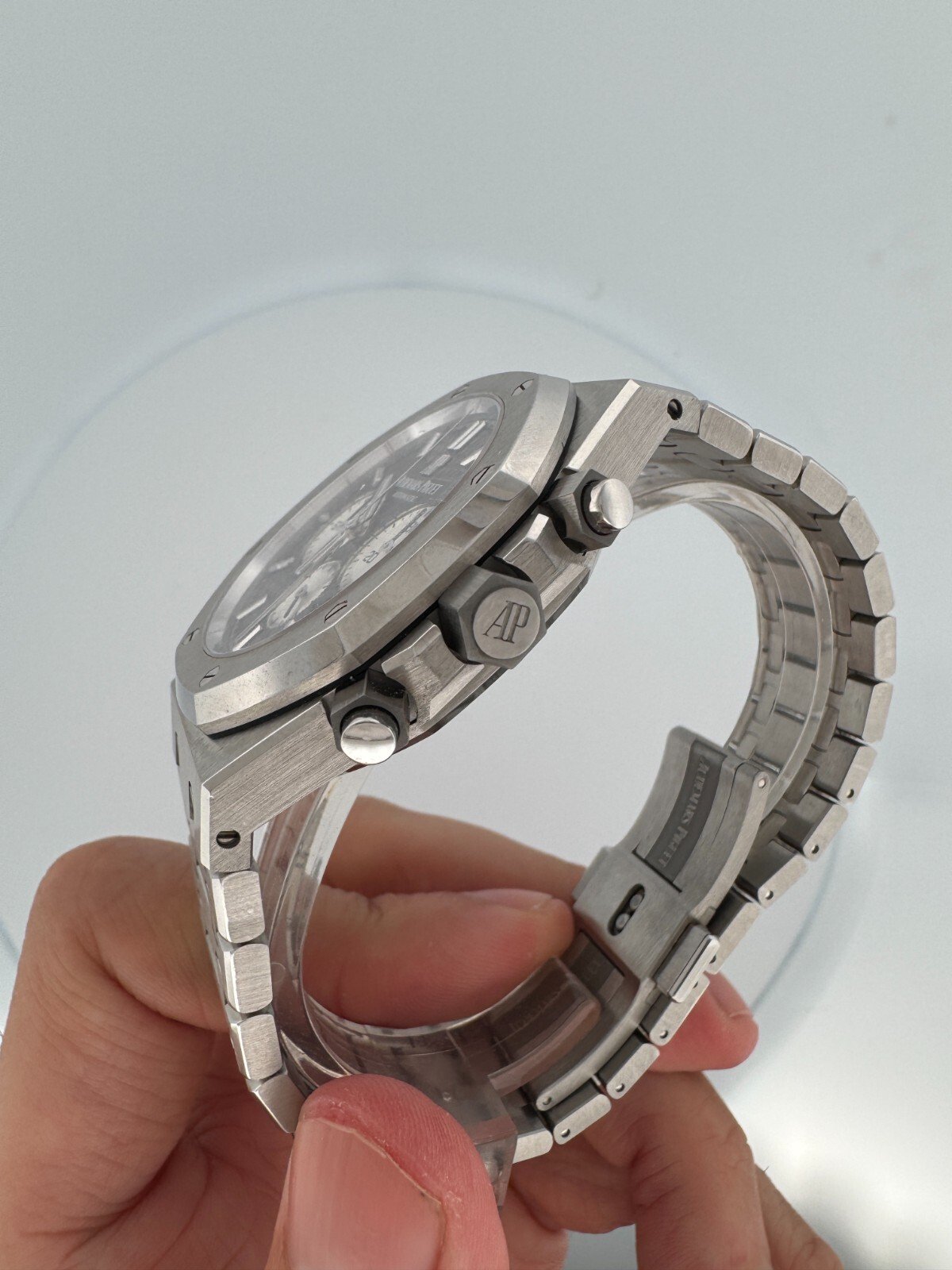 Audemars Piguet Royal Oak Chronograph BLACK 41mm Steel 26331ST BOX Card 2019 - Image 7